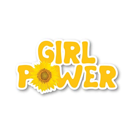 Product Cover Girl Power Sticker Inspirational Quotes Stickers - Laptop Stickers - 2.5
