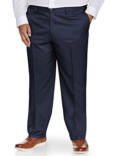 Product Cover Amazon Essentials Men's Big & Tall Classic-fit Wrinkle-Resistant Flat-Front Dress Pant fit by DXL