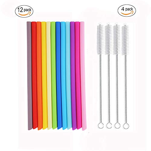Product Cover Reusable Straws 12Pcs 6