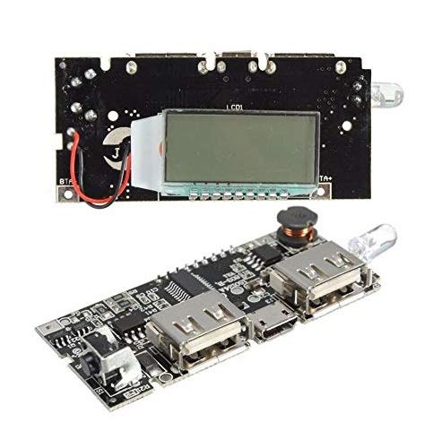 Product Cover eHUB Dual USB 5V 1A 2.1A Power Bank Charging Module Circuit Board with Digital Display