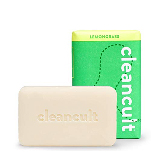 Product Cover cleancult - Natural Bar Soap - Hypoallergenic - Moisturizing - Nourishing - Biodegradable Ingredients - Lemongrass Scent - 5oz