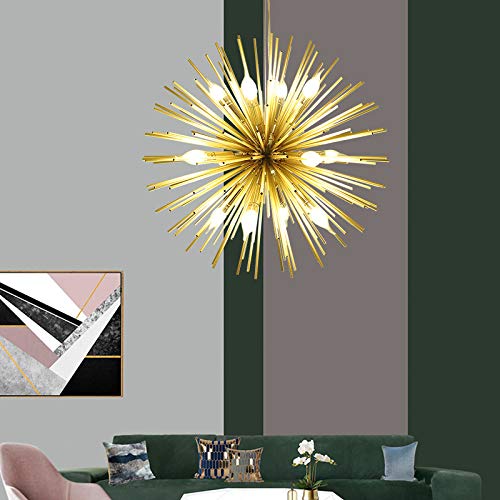 Product Cover Golden Sputnik Chandelier Ceiling Light Lamp Pendant Lighting Fixture E14 Light (Dia 29.5-Inch)