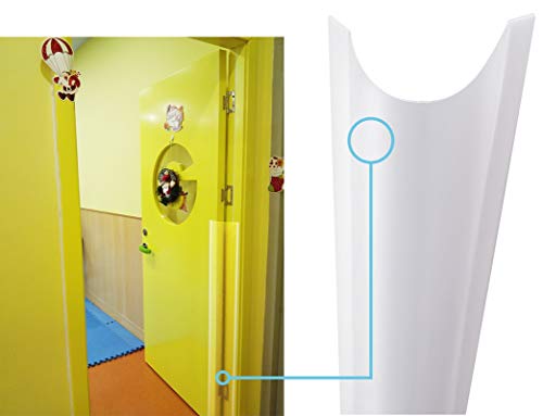 Product Cover AILUOQI Finger Pinch Protector Guards for Home, Inside, Outside, Flush Door Hinges, Gates and Pivot Doors. Door Shield Guards for Baby Proofing, Kids. Roll-up Design 47.2