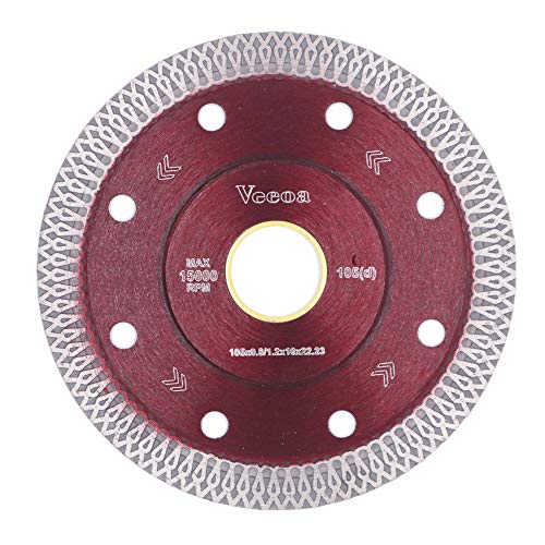 Product Cover Vceoa 4 Inch Super Thin Diamond Saw Blade for Cutting Porcelain Tiles,Granite Marble Ceramics (4
