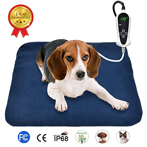 Product Cover RIOGOO Pet Heating Pad, Electric Heating Pad for Dogs and Cats Indoor Warming Mat with Auto Power Off (M:18