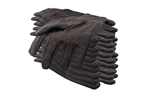 Product Cover 12 Pack Brown Jersey Gloves for Men 10