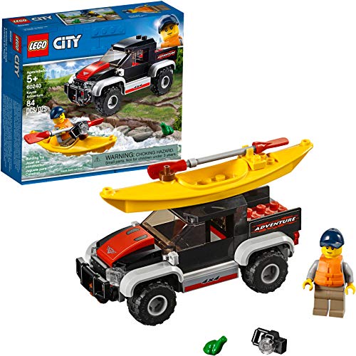 Product Cover LEGO City Great Vehicles Kayak Adventure 60240 Building Kit (84 Pieces)