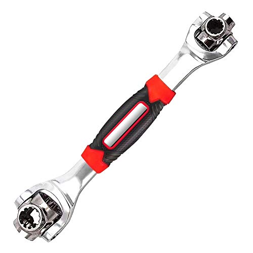Product Cover DFUTE 48-in-1 Multifunctional Socket Wrench,Multi-angle Wrench with 6 Corners, 360-Degree Rotating Head,Rubber Handle