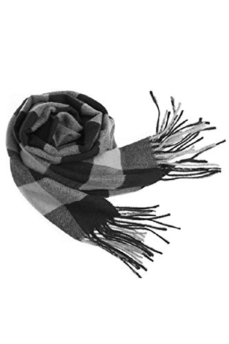 Product Cover Men Women Winter Warm Scarf Simple Elegant Casual Soft Plaid Scarves