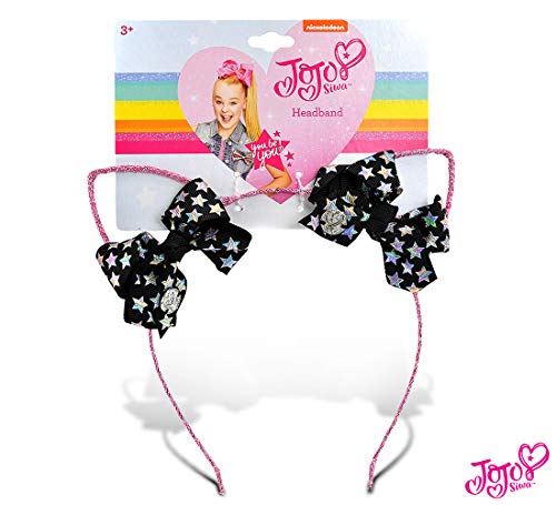Product Cover JoJo Siwa Girls Glitter Cat Ear with Mini Bow Headband