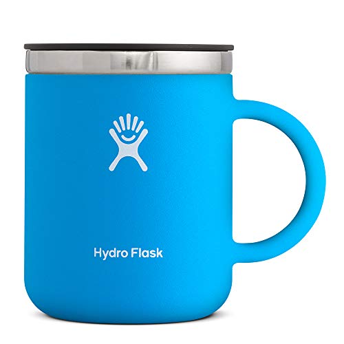 Product Cover Hydro Flask 12 oz Travel Coffee Mug - Stainless Steel & Vacuum Insulated - Press-In Lid - Pacific