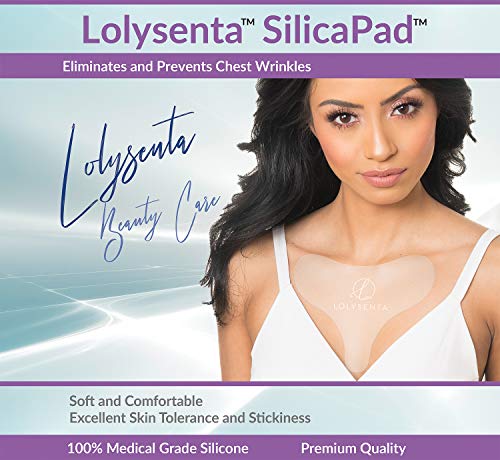 Product Cover Lolysenta SilicaPad for Chest Wrinkles, Silicone Chest Wrinkle Pad for Chest Wrinkle Prevention, Anti Wrinkle Chest Pads, Wrinkle Patches for Chest Wrinkles (1 pack)