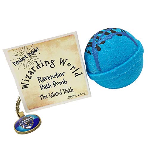 Product Cover Wizard World Blue House Bath Bomb Gift Box with Matching Pendant - Made in USA