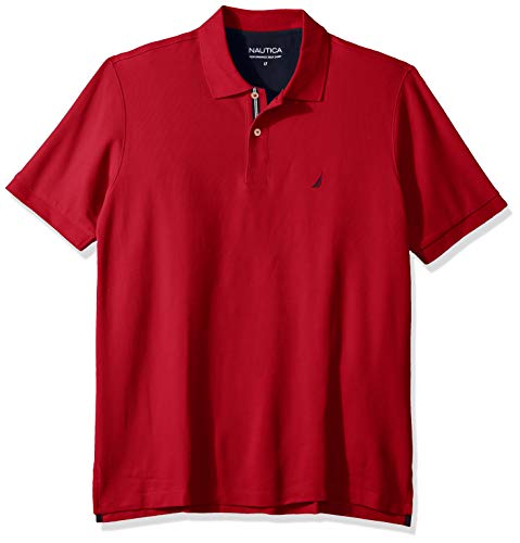 Product Cover Nautica Men's Big and Tall Classic Fit Short Sleeve Solid Performance Deck Polo Shirt