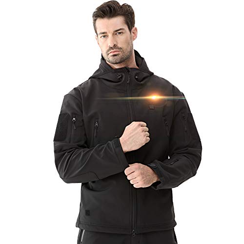 Product Cover DEWBU Heated Jacket Outdoor Soft Shell Heating Clothing with 7.4V Battery Pack