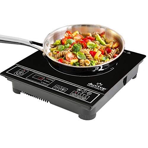 Product Cover Duxtop 1800W Portable Induction Cooktop Countertop Burner, Silver