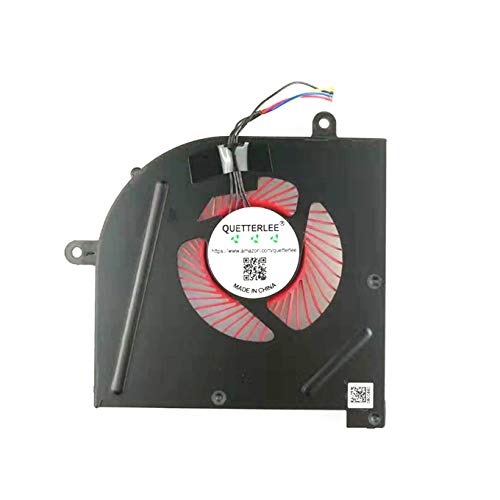 Product Cover QUETTERLEE Replacement CPU Cooling Fan for MSI GS63 GS63VR GS73 GS73VR GS62 MS-17B1 MS-17B2 MS-16K2 MS-16K3 Stealth Pro BS5005HS-U2F1 Fan