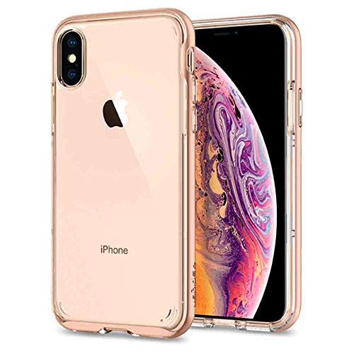 Product Cover Spigen Neo Hybrid Crystal Designed for iPhone Xs Case (2018) / Designed for iPhone X Case (2017) - Gold