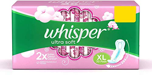 Product Cover Whisper Ultra Soft Sanitary Pads - 30 Pieces (XL)