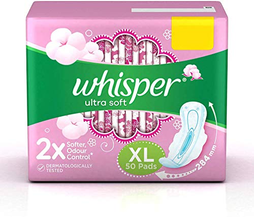 Product Cover Whisper Ultra Soft Sanitary Pads - 50 Pieces (XL)
