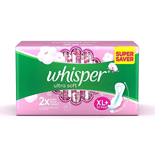 Product Cover Whisper Ultra Soft Sanitary Pads - 30 Pieces (XL Plus)