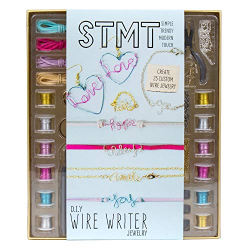 Product Cover STMT DIY Wire Writer Jewelry by Horizon Group USA, Create 25 Vsco Girl Custom Wire Jewelrypiece, Bend, Shape & Twist Wire Into Bracelets, Rings, Necklaces & More.Multicolored