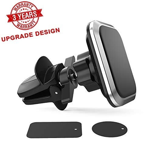 Product Cover Magnetic Phone Car Mount,Larger and Stronger Magnet Upgraded Support Wing to Ensure Stability Universal Air Vent Magnetic Car Mount,Car Phone Holder Fit iPhone Galaxy Google Nexus Any Smartphone