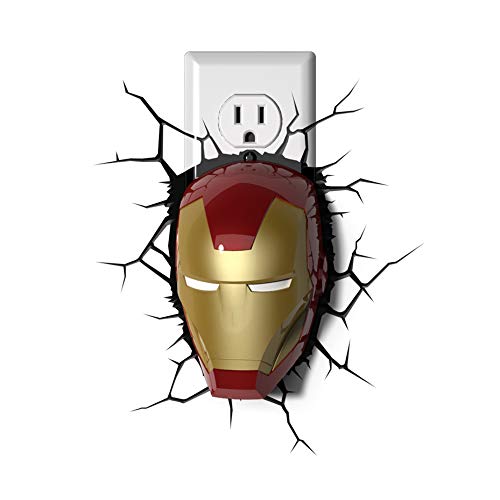 Product Cover Dream Master 110V Marvel Avengers Ironman Mask 3D Deco Night Light-1 Pack
