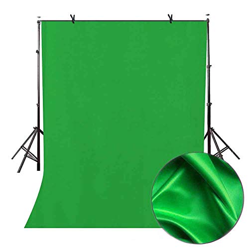 Product Cover LYLYCTY 5x7ft Green Screen Key Backdrop Soft Pure Green Studio Background ID Photo Photography Backdrop Photo Backdrops Customized Studio Photography Backdrop Background Studio Props LY166