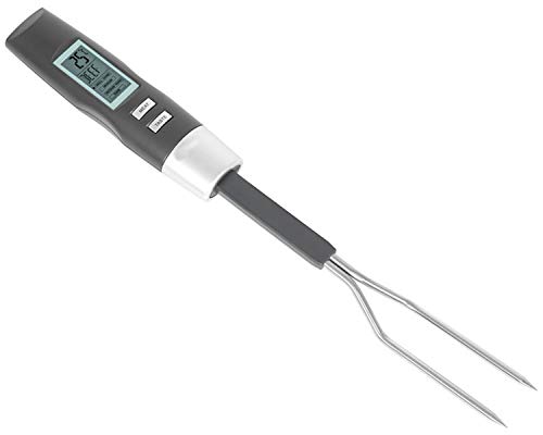 Product Cover Meat Thermometer Fork BBQ Fork with Thermometer Digital BBQ Fork Thermometer Digital Cooking Fork Instant Read Fork for Kitchen, Grilling, Smoker, Barbecue, Turkey