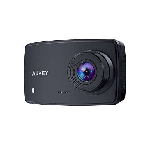 Product Cover AUKEY Dash Cam FHD 1080P Car Camera 170 Degree Wide-Angle Dash Camera for Cars with Supercapacitor 2.7 Inch LCD Screen, WDR, G-Sensor, Loop Recording, Motion Detection, Support 128GB MAX Grey