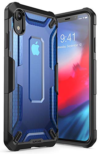 Product Cover SUPCASE [Unicorn Beetle Series] Case for iPhone XR , Premium Hybrid Protective TPU and PC Clear Case for iPhone XR 6.1 Inch 2018 Release (Blue)