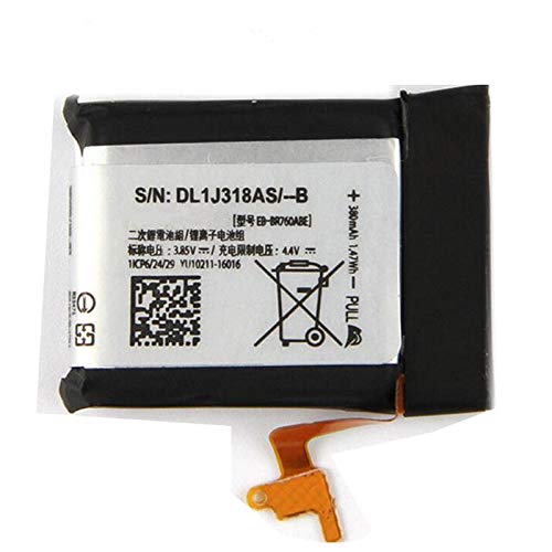 Product Cover Tesurty Replacement Battery for S3 Frontier SM-R760, S3 Classic R770, R760, R770, BR760, R765 EB-BR760A [3.85V 380mAh] GH43-04699A