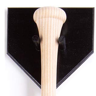 Product Cover Stanley's Baseball Bat Display Vertical Handmade in USA Black Solid Pine