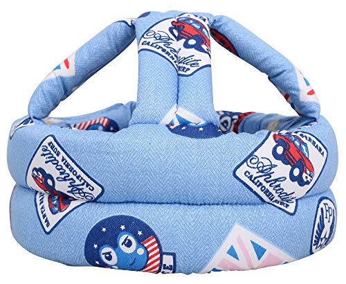 Product Cover Simplicity Baby Safety Helmet Toddler Head Protection Cap Blue National Flag