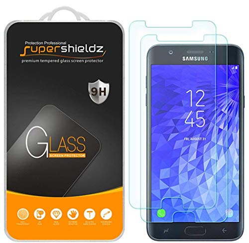 Product Cover (2 Pack) Supershieldz for Samsung (Galaxy J7 Crown) Tempered Glass Screen Protector, Anti Scratch, Bubble Free