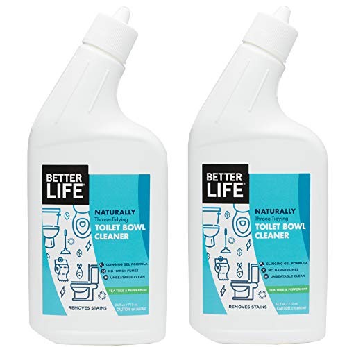 Product Cover Better Life Natural Toilet Bowl Cleaner, 24 Ounce (Pack of 2) Tea Tree & Peppermint Scent