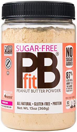 Product Cover PBfit All-Natural Peanut Butter Powder, Sugar-Free Powdered Peanut Spread from Real Roasted Pressed Peanuts, 8g of Protein (13 oz.)