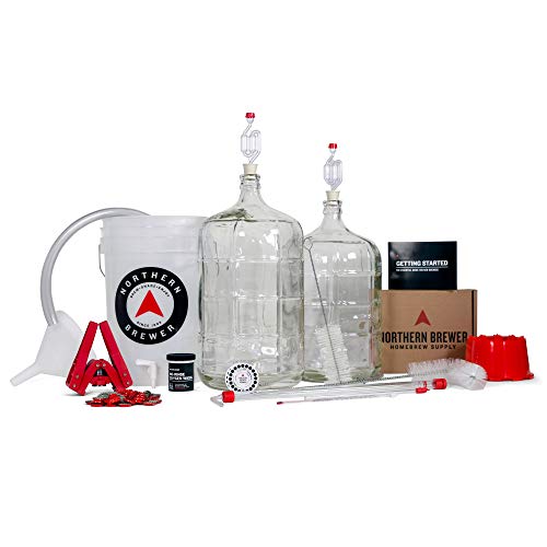 Product Cover Northern Brewer Deluxe Homebrew Starter Kit, Equipment and 5 Gallon Recipe (Fresh Squished IPA)