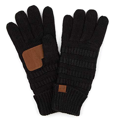 Product Cover Funky Junque's Beanies Matching Winter Lined Warm Knit Touchscreen Texting Gloves