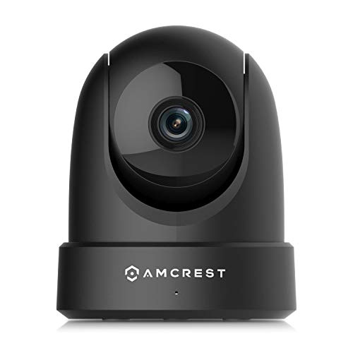 Product Cover Amcrest 4MP UltraHD Indoor WiFi Camera, Security IP Camera with Pan/Tilt, Two-Way Audio, Night Vision, Remote Viewing, Dual-Band 5ghz/2.4ghz, 4-Megapixel @~20FPS, Wide 120° FOV, IP4M-1051B (Black)