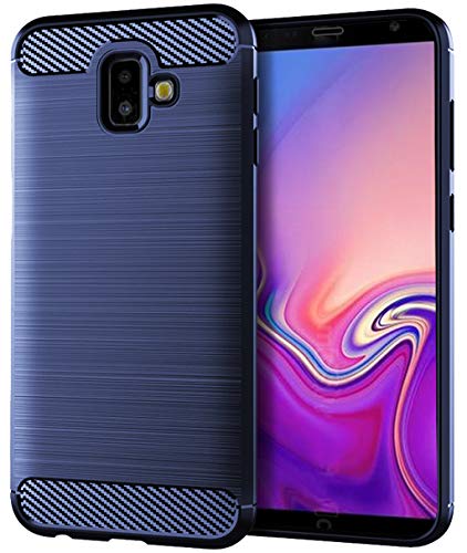 Product Cover Samsung Galaxy J6 Plus Case,Samsung Galaxy J6 Prime Case,Samsung Galaxy J6+ Case, Sucnakp TPU Shock Absorption Technology Raised Bezels Protective Case Cover for Samsung Galaxy J6+ (TPU Blue)