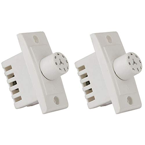 Product Cover Hi-PLASST Switch Model 7 Step Type Fan Regulator (White) -2 Pieces