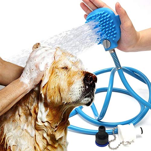 Product Cover Alwick 3 in 1 Multi-Functional Handheld Pet Bathing Tool (Blue, Standard Size)