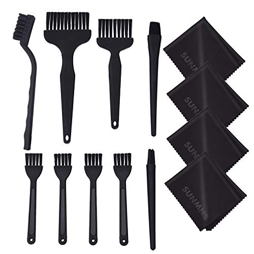 Product Cover Sunmns 13 in 1 Keyboard Brushes Cleaning Computer Printer Brush Kit, Black