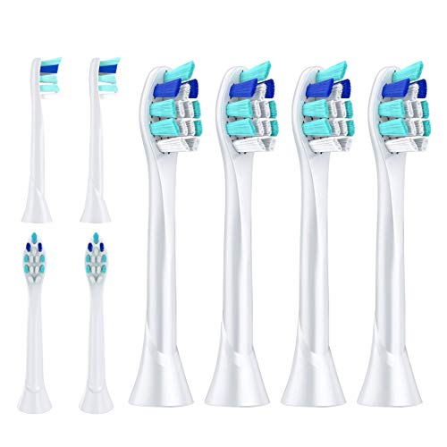 Product Cover Replacement Toothbrush Heads for Philips Sonicare ProtectiveClean 4100 5100 6100 Gum Health Toothbrush, 8 Packs