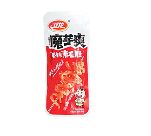 Product Cover Weilong Latiao,Chanmoyu,Moyushuang,Chinese Special Snack Food: 馋魔芋 魔芋爽 Wei Long Series Spicy Gluten(MoYu-Hot&Spicy, 10 inner pack) (香辣（XiangLa）)