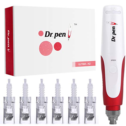 Product Cover Dr. Pen Ultima N2 Professional Microneedling Pen Wireless Electric Skin Repair Tools with 6 PCS 36-Pin Replacement Cartridges