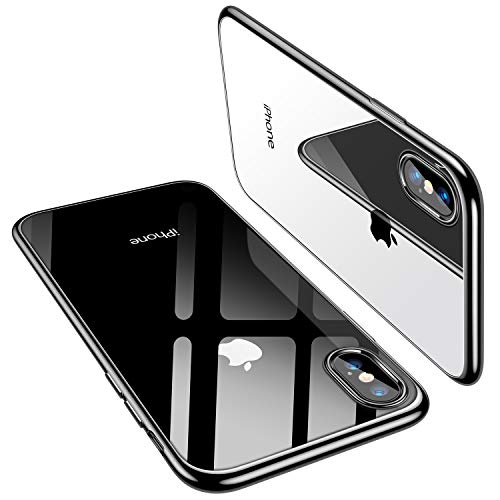 Product Cover TORRAS iPhone Xs Case/iPhone X Case, Ultra Thin Slim Fit Soft Silicone TPU Cover Case Compatible with iPhone X/iPhone Xs 5.8 inch, Black