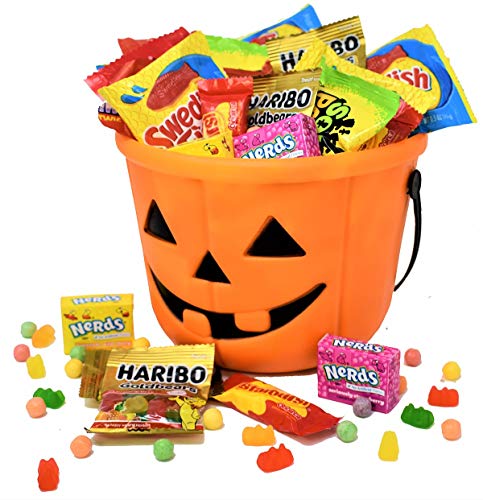 Product Cover Halloween Care Package Gift Basket - Perfect for kids, girls, boys, and college students - Comes with Halloween Bucket